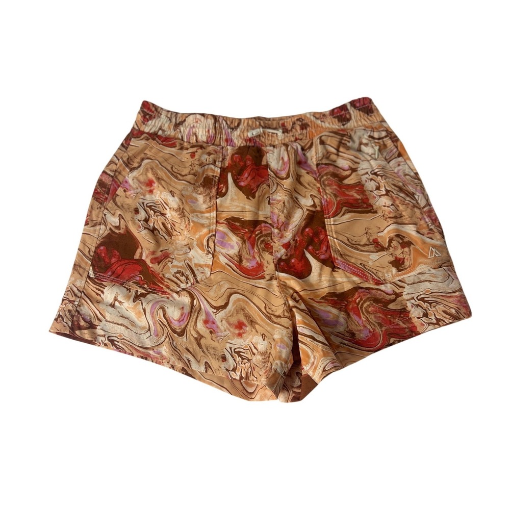 Alpine‎ Design Womens XS Multi Marbling Woven Shortie Shorts ADW13805P New